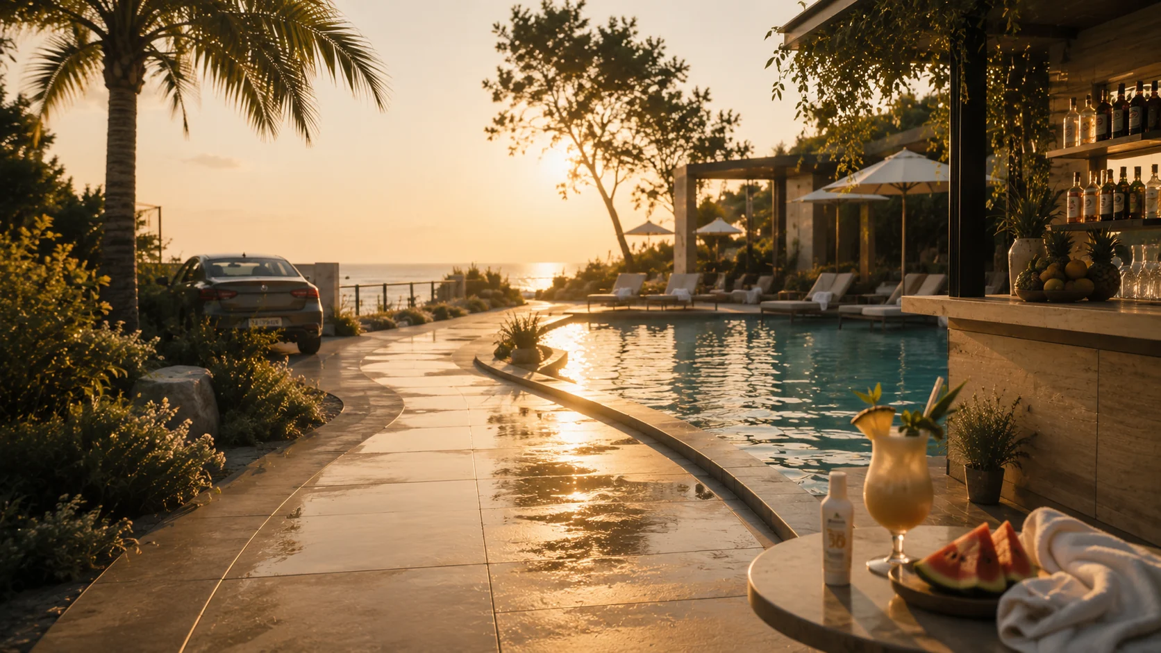 POOL BAR · БІЛЯ БАСЕЙНУ