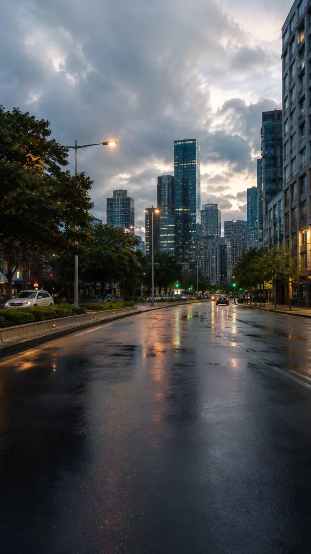 AFTER RAIN CITY
